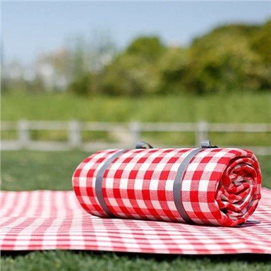 Stort utendørs piknikteppe